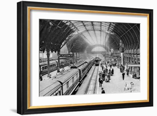 Paddington Station, London, 1926-1927-McLeish-Framed Giclee Print