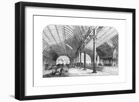 Paddington Station, the London Terminus of the Great Western Railway, 1854-null-Framed Giclee Print