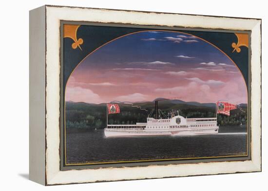 Paddle Steamboat Metamora, 1859-James Bard-Framed Premier Image Canvas