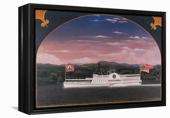 Paddle Steamboat Metamora, 1859-James Bard-Framed Premier Image Canvas