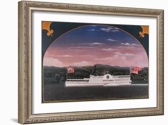 Paddle Steamboat Metamora, 1859-James Bard-Framed Giclee Print