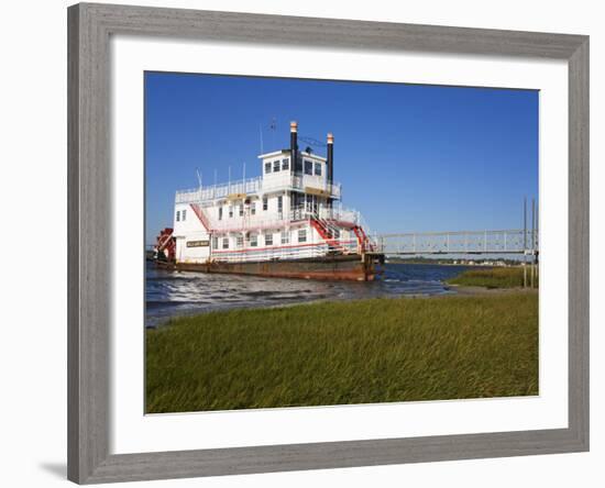 Paddle Steamer on Lakes Bay, Atlantic City, New Jersey, United States of America, North America-Richard Cummins-Framed Photographic Print