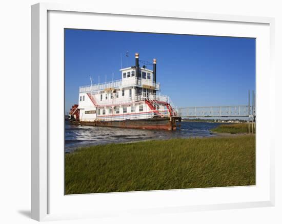 Paddle Steamer on Lakes Bay, Atlantic City, New Jersey, United States of America, North America-Richard Cummins-Framed Photographic Print