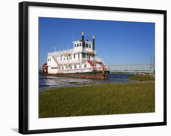 Paddle Steamer on Lakes Bay, Atlantic City, New Jersey, United States of America, North America-Richard Cummins-Framed Photographic Print