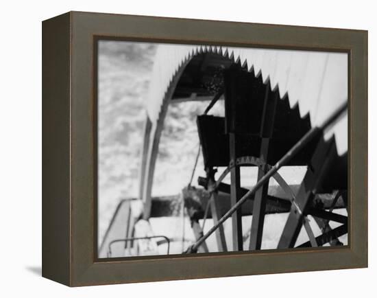 Paddle Wheel of S.S. Athabasca River-Margaret Bourke-White-Framed Premier Image Canvas