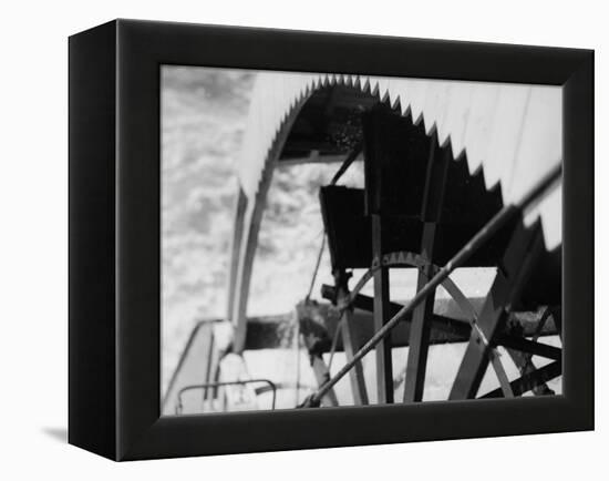 Paddle Wheel of S.S. Athabasca River-Margaret Bourke-White-Framed Premier Image Canvas