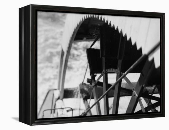 Paddle Wheel of S.S. Athabasca River-Margaret Bourke-White-Framed Premier Image Canvas