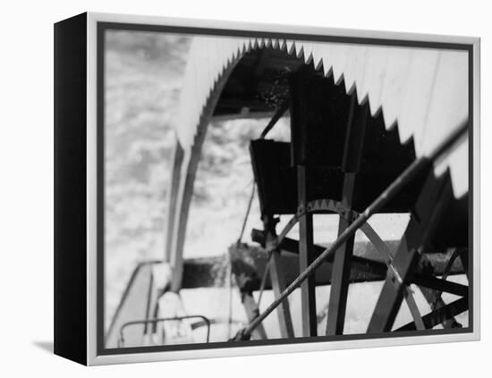 Paddle Wheel of S.S. Athabasca River-Margaret Bourke-White-Framed Premier Image Canvas