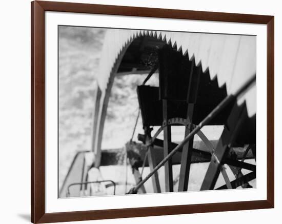 Paddle Wheel of S.S. Athabasca River-Margaret Bourke-White-Framed Premium Photographic Print