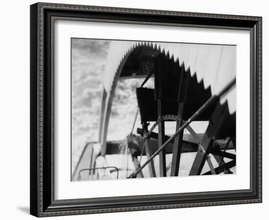 Paddle Wheel of S.S. Athabasca River-Margaret Bourke-White-Framed Photographic Print