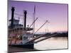 Paddlewheel Riverboat Julia Belle Swain on the Mississippi River, La Crosse, Wisconsin-Walter Bibikow-Mounted Photographic Print