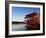 Paddlewheel Riverboat Julia Belle Swain on the Mississippi River, La Crosse, Wisconsin-Walter Bibikow-Framed Photographic Print