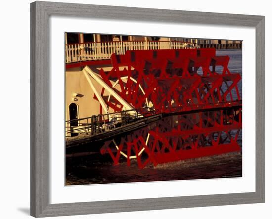 Paddlewheeler Details on Mississippi River, New Orleans, Louisiana, USA-Adam Jones-Framed Photographic Print