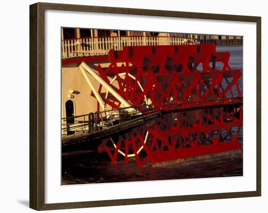 Paddlewheeler Details on Mississippi River, New Orleans, Louisiana, USA-Adam Jones-Framed Photographic Print