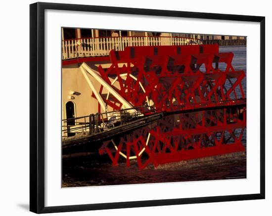 Paddlewheeler Details on Mississippi River, New Orleans, Louisiana, USA-Adam Jones-Framed Photographic Print