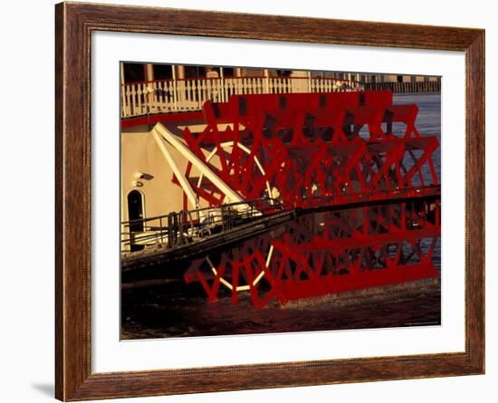 Paddlewheeler Details on Mississippi River, New Orleans, Louisiana, USA-Adam Jones-Framed Photographic Print