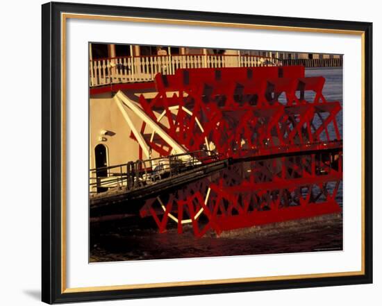 Paddlewheeler Details on Mississippi River, New Orleans, Louisiana, USA-Adam Jones-Framed Photographic Print