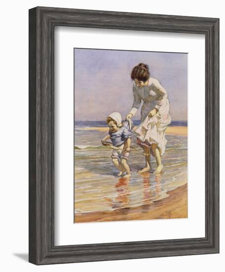 Paddling, 1915-William Kay Blacklock-Framed Giclee Print