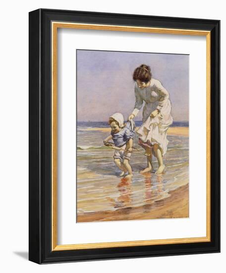 Paddling, 1915-William Kay Blacklock-Framed Giclee Print