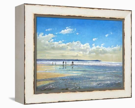 Paddling at the Edge-Timothy Easton-Framed Premier Image Canvas