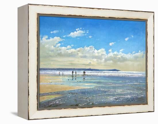 Paddling at the Edge-Timothy Easton-Framed Premier Image Canvas