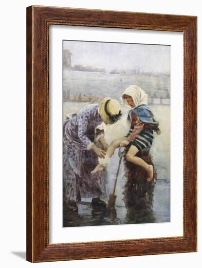 Paddling-Alexander Rossi-Framed Giclee Print