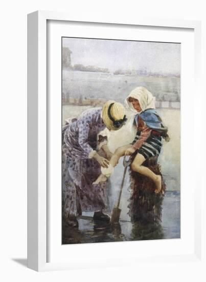 Paddling-Alexander Rossi-Framed Giclee Print