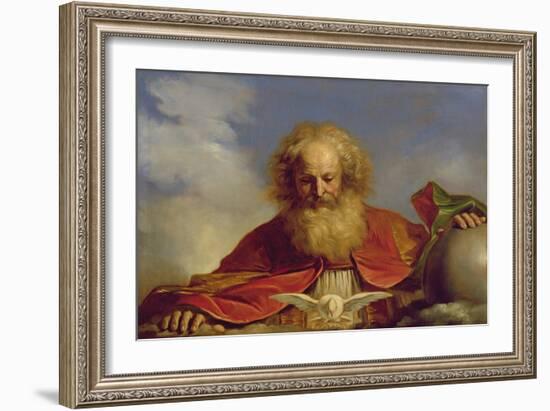 Padre Eterno-Guercino (Giovanni Francesco Barbieri)-Framed Giclee Print