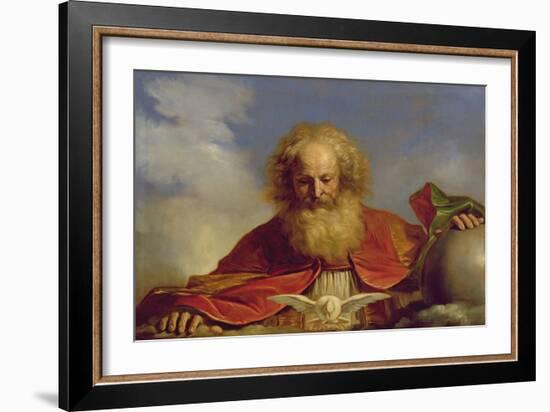 Padre Eterno-Guercino (Giovanni Francesco Barbieri)-Framed Giclee Print