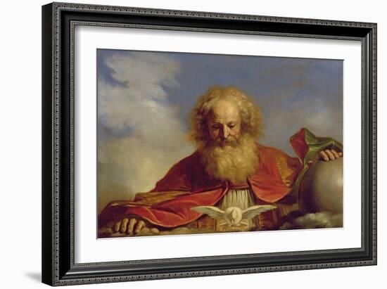 Padre Eterno-Guercino (Giovanni Francesco Barbieri)-Framed Giclee Print