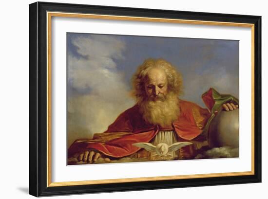 Padre Eterno-Guercino (Giovanni Francesco Barbieri)-Framed Giclee Print