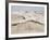 Padre Island Dunes Crested with Grass, White Capped Waves from the Gulf of Mexico Lapping at Shore-Eliot Elisofon-Framed Photographic Print