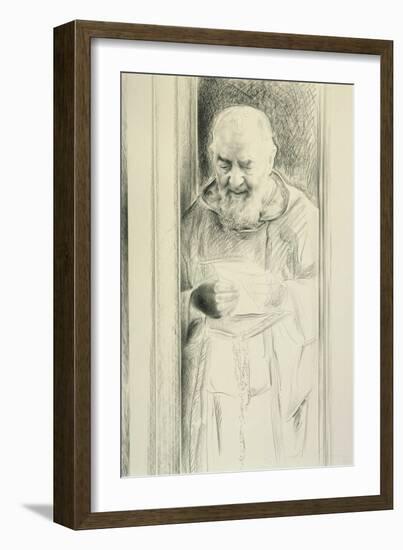 Padre Pio, 1988-89-Antonio Ciccone-Framed Giclee Print