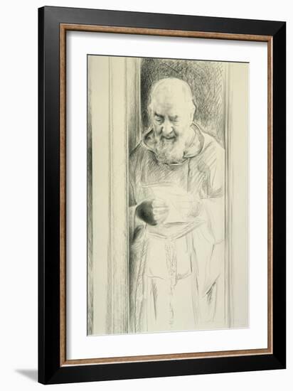 Padre Pio, 1988-89-Antonio Ciccone-Framed Giclee Print