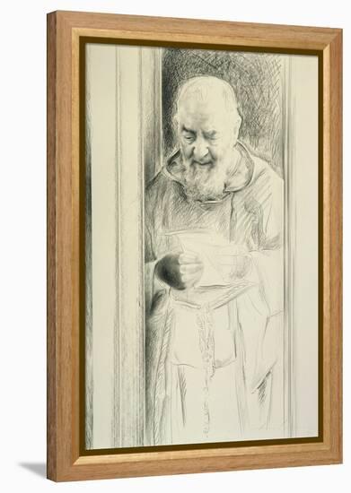 Padre Pio, 1988-89-Antonio Ciccone-Framed Premier Image Canvas