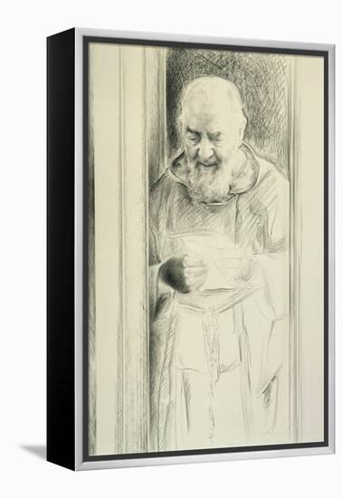 Padre Pio, 1988-89-Antonio Ciccone-Framed Premier Image Canvas