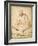 Padre Sebastiano Resta Examining a Folio of Drawings-Carlo Maratti-Framed Giclee Print