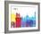 Padua Skyline Pop-paulrommer-Framed Art Print