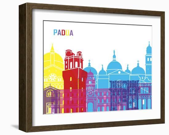 Padua Skyline Pop-paulrommer-Framed Art Print