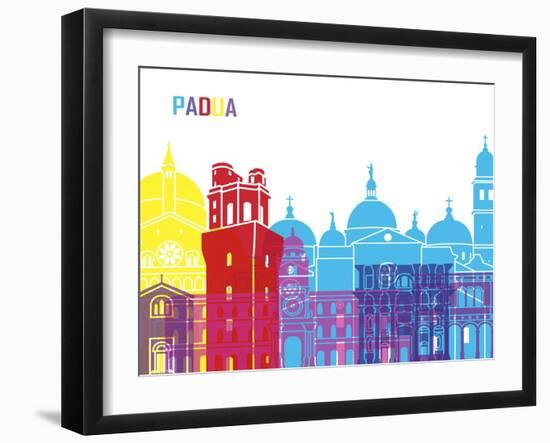 Padua Skyline Pop-paulrommer-Framed Art Print