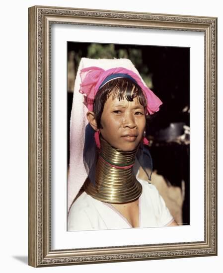 Paduang Woman (Long-Necked People) (Long-Necked Karen), Thai/Burma Border Thailand-Occidor Ltd-Framed Photographic Print