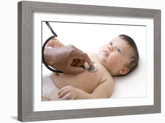 Paediatric Examination-Ruth Jenkinson-Framed Photographic Print