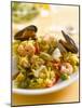 Paella with Mussels and Shrimps-Kai Schwabe-Mounted Photographic Print