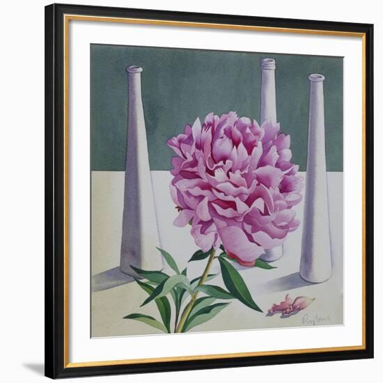 Paeony Still Life-Christopher Ryland-Framed Premium Giclee Print