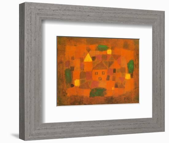 Paesaggio al Tramonto, c.1923-Paul Klee-Framed Art Print