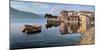 Paese sul lago-Adriano Galasso-Mounted Art Print