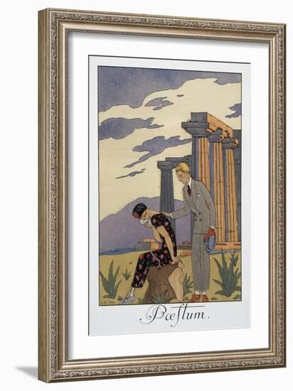 Paestum-Georges Barbier-Framed Giclee Print