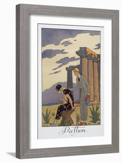 Paestum-Georges Barbier-Framed Giclee Print