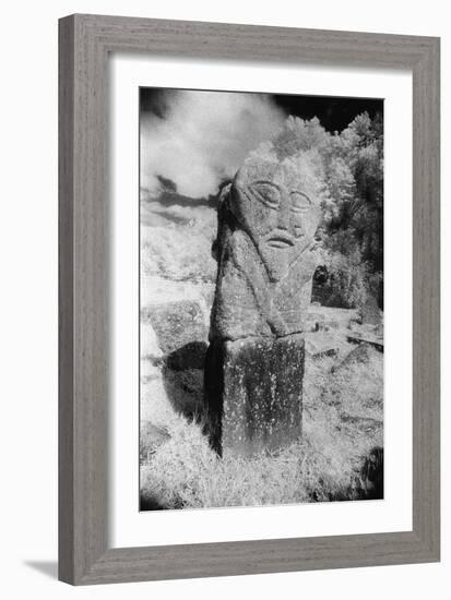 Pagan Figure, Boa Island, County Fermanagh, Northern Ireland-Simon Marsden-Framed Giclee Print