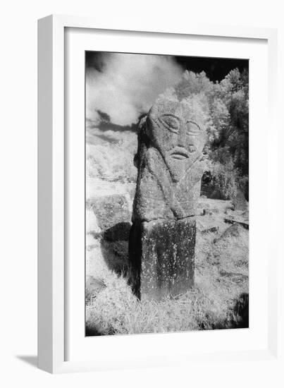Pagan Figure, Boa Island, County Fermanagh, Northern Ireland-Simon Marsden-Framed Giclee Print